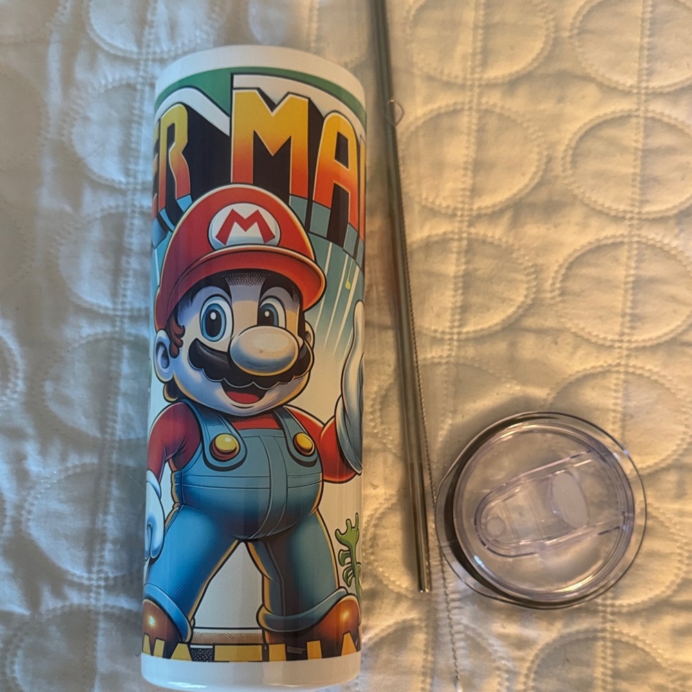 Super Mario Themed Tumbler